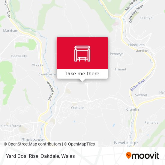 Yard Coal Rise, Oakdale map