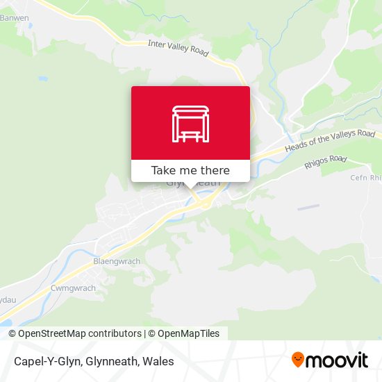 Capel-Y-Glyn, Glynneath map