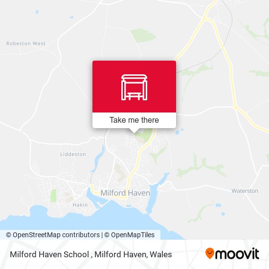 Milford Haven School , Milford Haven map