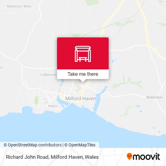 Richard John Road, Milford Haven map