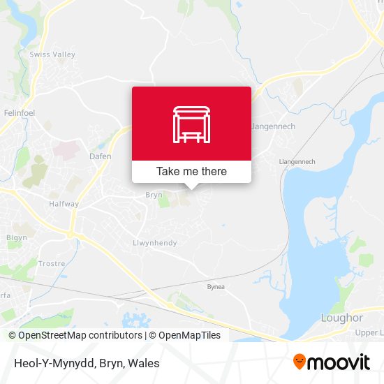 Heol-Y-Mynydd, Bryn map