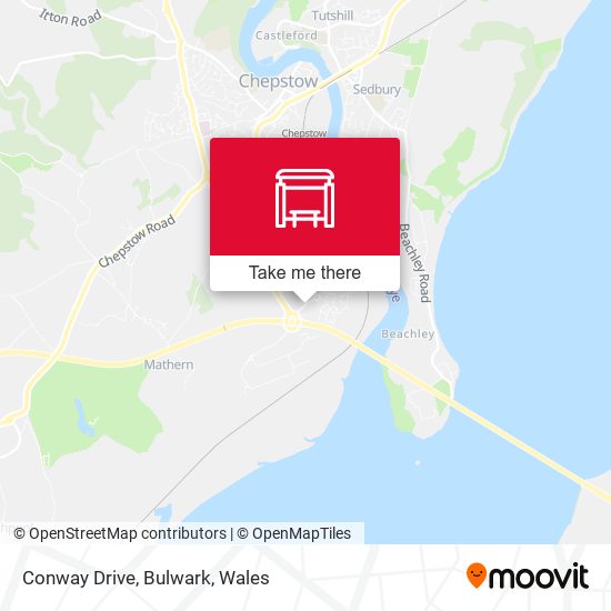 Conway Drive, Bulwark map