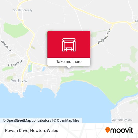Rowan Drive, Newton map