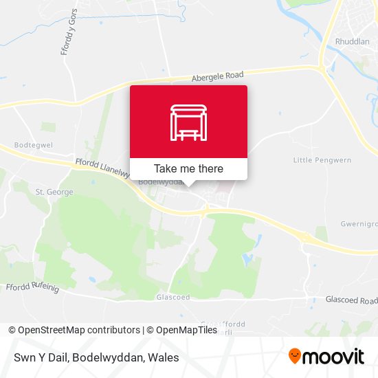 Swn Y Dail, Bodelwyddan map