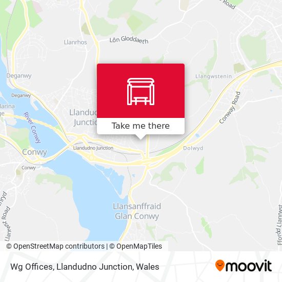 Wg Offices, Llandudno Junction map