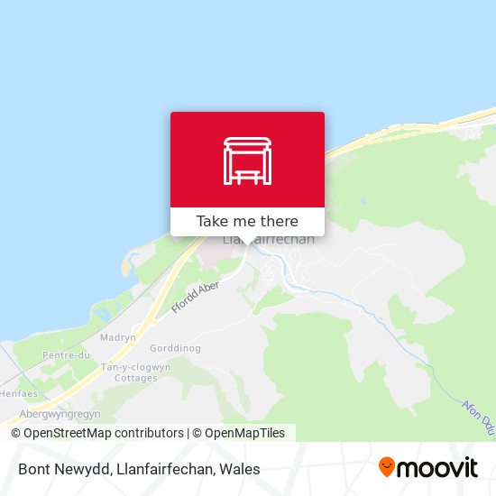 Bont Newydd, Llanfairfechan map