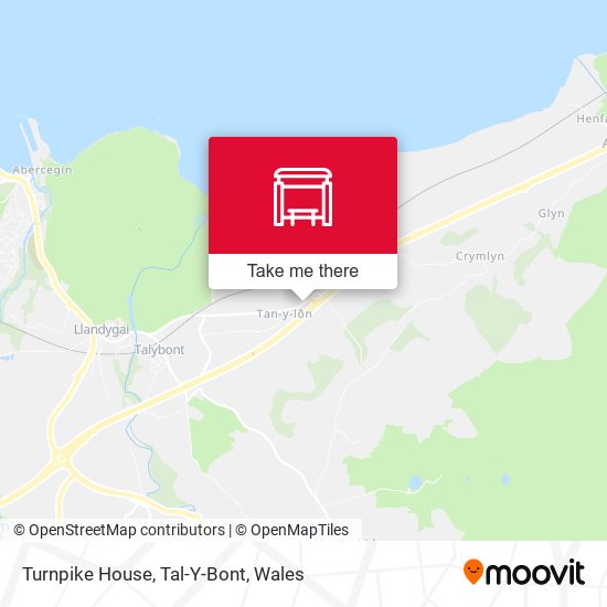 Turnpike House, Tal-Y-Bont map