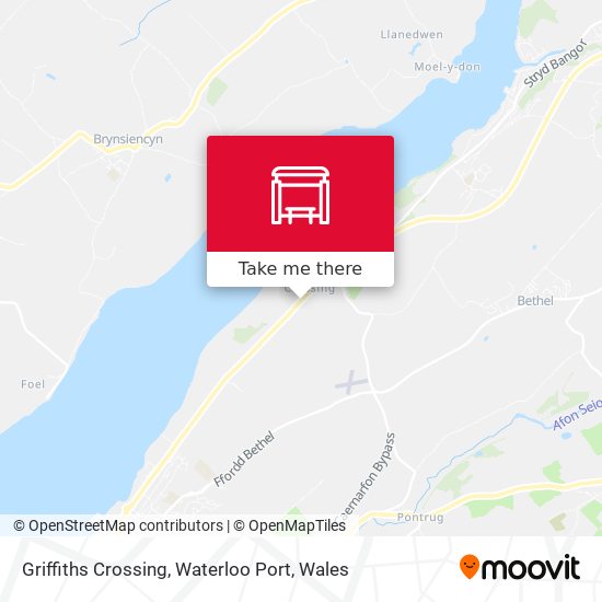 Griffiths Crossing, Waterloo Port map