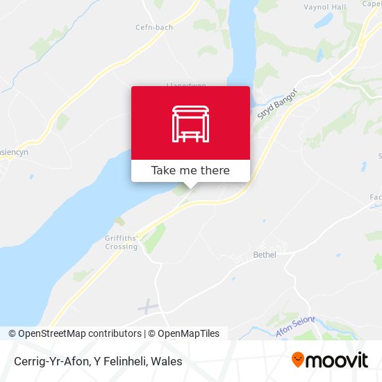 Cerrig-Yr-Afon, Y Felinheli map