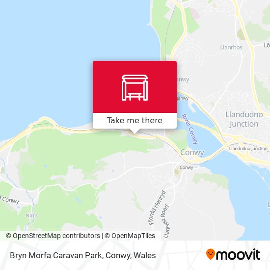 Bryn Morfa Caravan Park, Conwy map