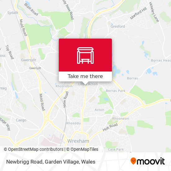 Newbrigg Road, Garden Village map
