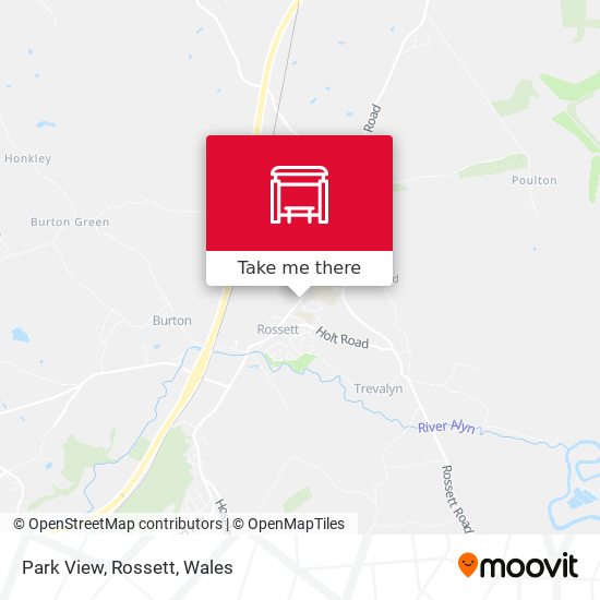 Park View, Rossett map