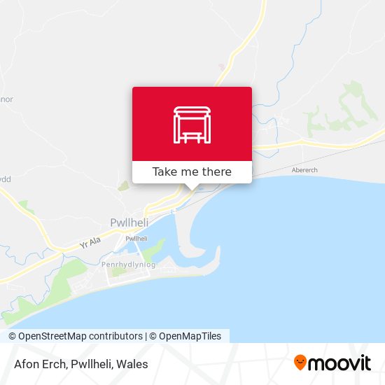 Afon Erch, Pwllheli map