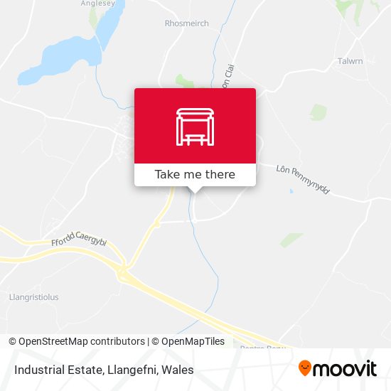 Industrial Estate, Llangefni map