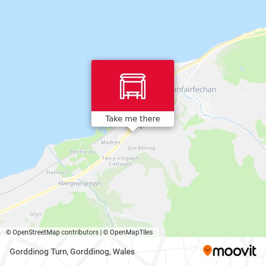 Gorddinog Turn, Gorddinog map