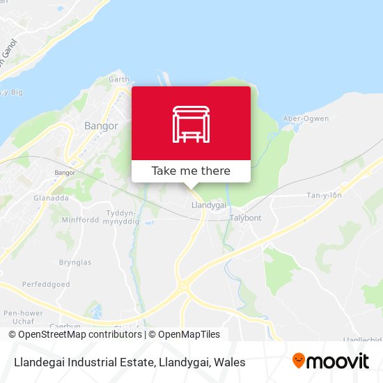 Llandegai Industrial Estate, Llandygai map
