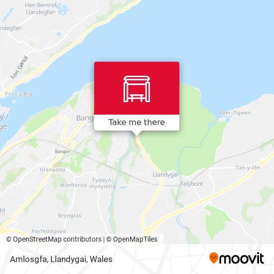 Amlosgfa, Llandygai map