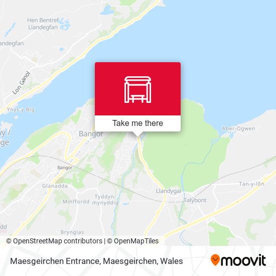 Maesgeirchen Entrance, Maesgeirchen map