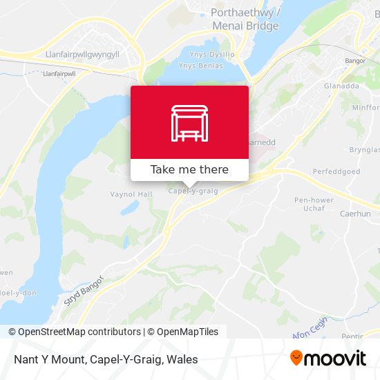 Nant Y Mount, Capel-Y-Graig map