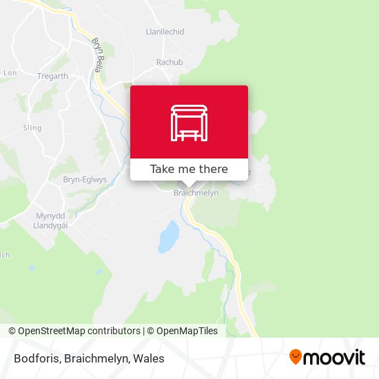 Bodforis, Braichmelyn map