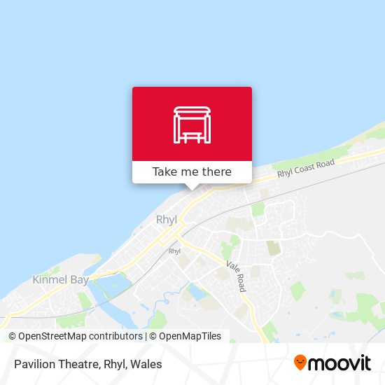 Pavilion Theatre, Rhyl map