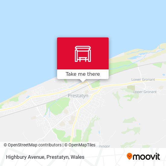 Highbury Avenue, Prestatyn map