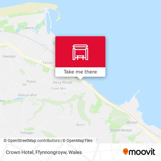 Crown Hotel, Ffynnongroyw map