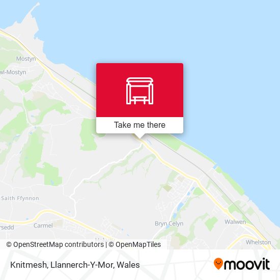 Knitmesh, Llannerch-Y-Mor map