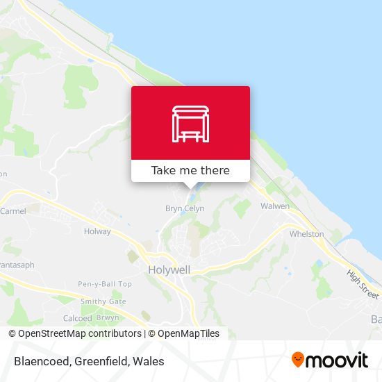 Blaencoed, Greenfield map