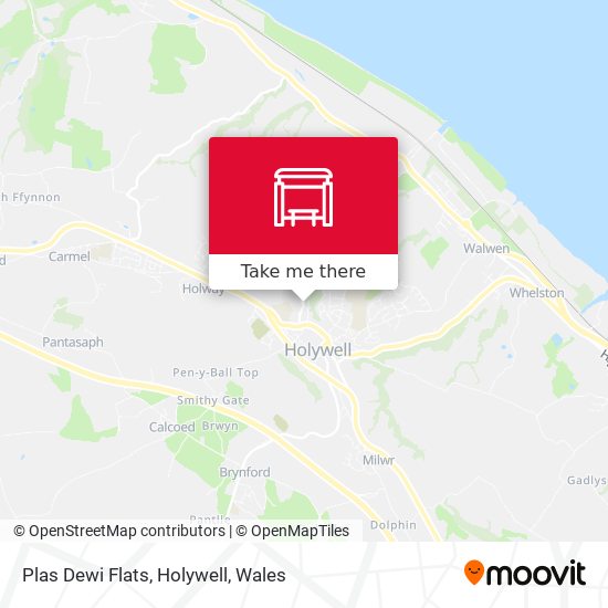 Plas Dewi Flats, Holywell map