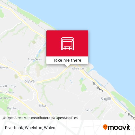 Riverbank, Whelston map
