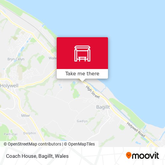 Coach House, Bagillt map