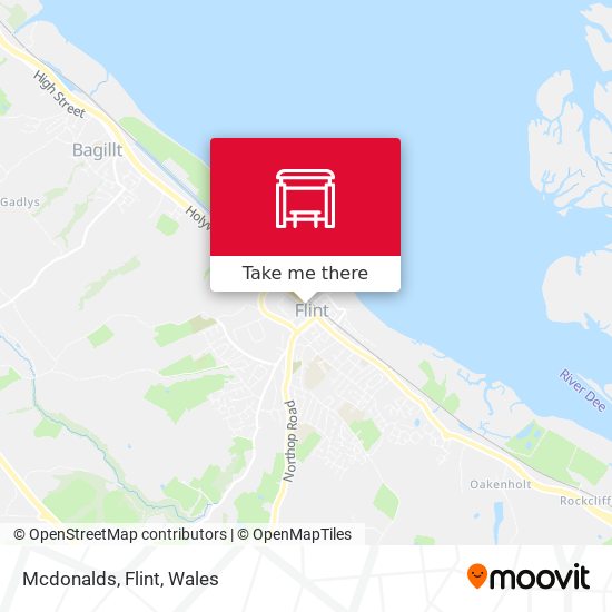 Mcdonalds, Flint map