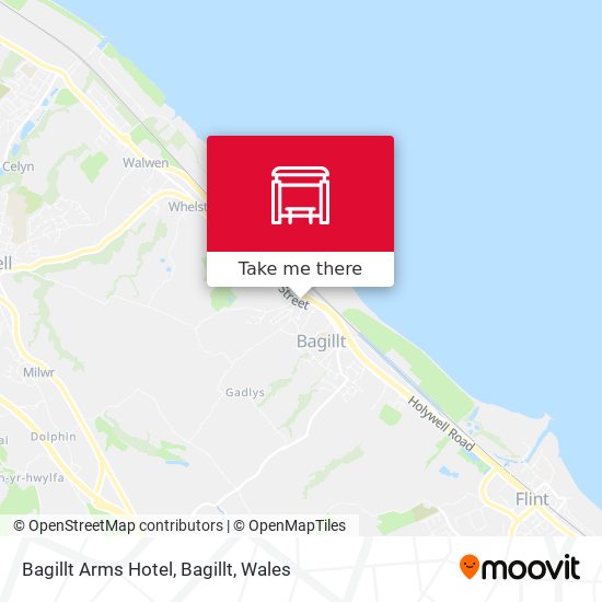 Bagillt Arms Hotel, Bagillt map