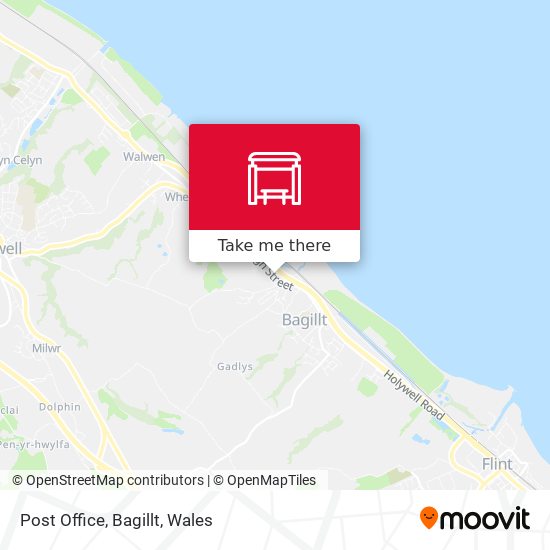Post Office, Bagillt map