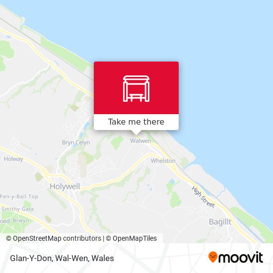 Glan-Y-Don, Wal-Wen map