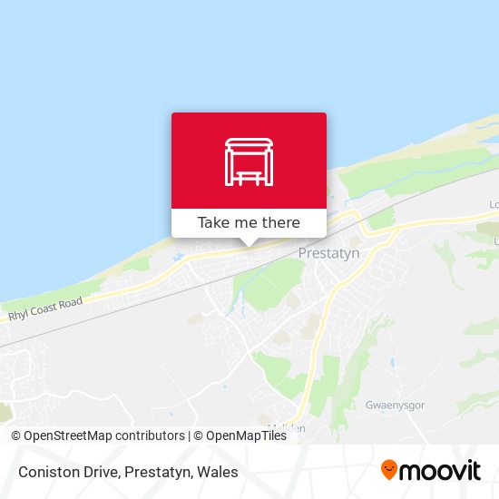 Coniston Drive, Prestatyn map