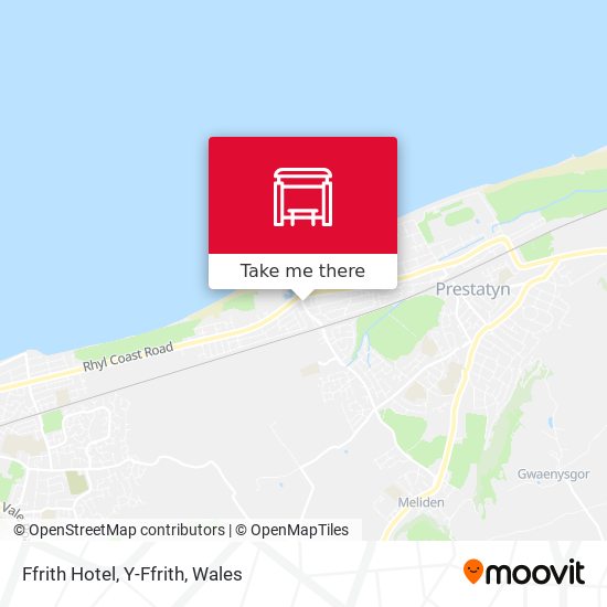 Ffrith Hotel, Y-Ffrith map