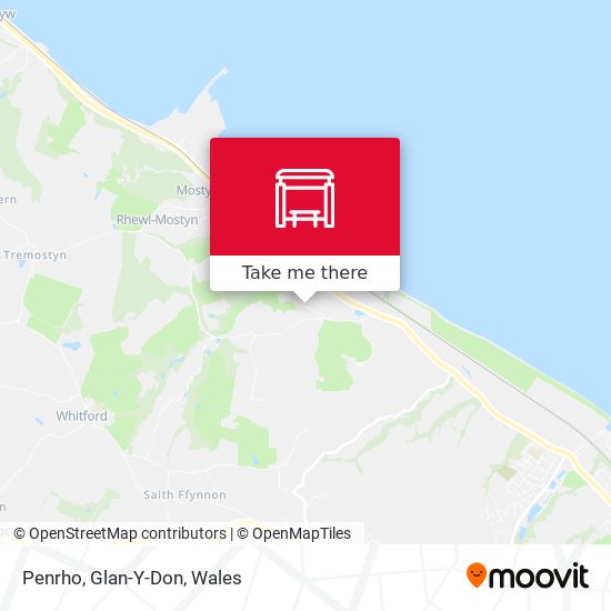 Penrho, Glan-Y-Don map