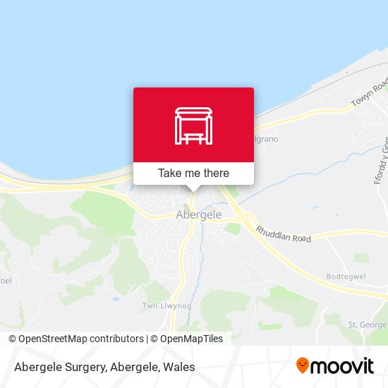 Abergele Surgery, Abergele map
