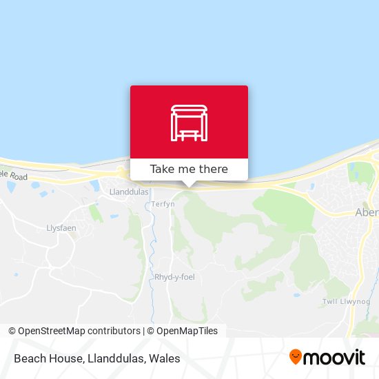 Beach House, Llanddulas map
