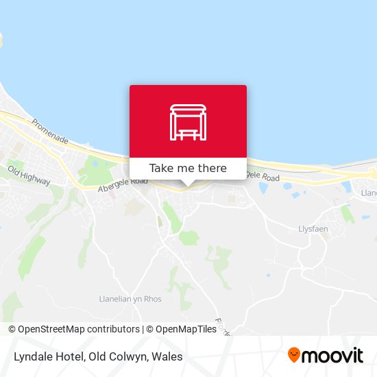 Lyndale Hotel, Old Colwyn map
