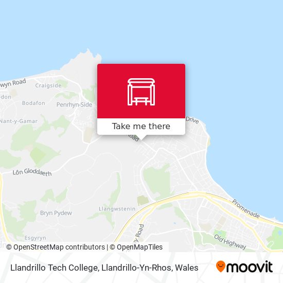 Llandrillo Tech College, Llandrillo-Yn-Rhos map