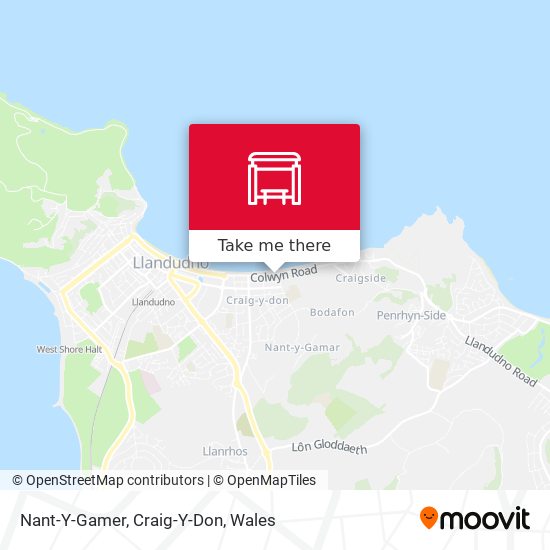 Nant-Y-Gamer, Craig-Y-Don map