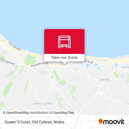 Queen`S Court, Old Colwyn map