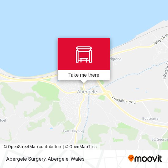 Abergele Surgery, Abergele map