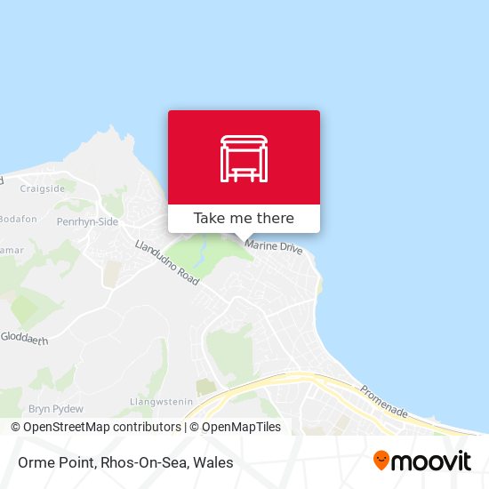 Orme Point, Rhos-On-Sea map