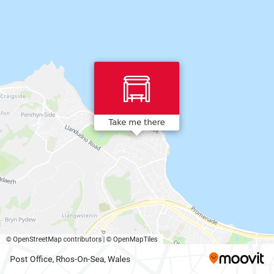 Post Office, Rhos-On-Sea map