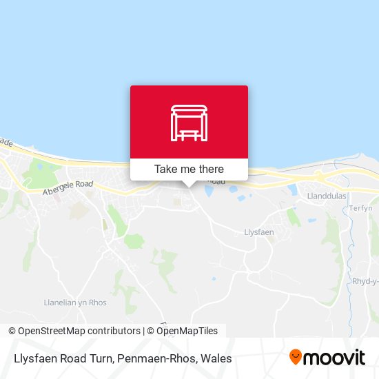 Llysfaen Road Turn, Penmaen-Rhos map