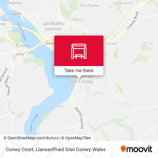 Conwy Court, Llansanffraid Glan Conwy map